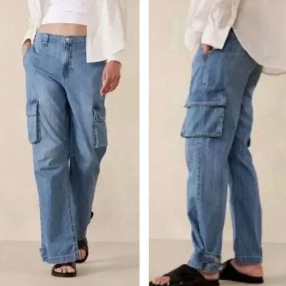 Banana republic barrel, cargo jeans